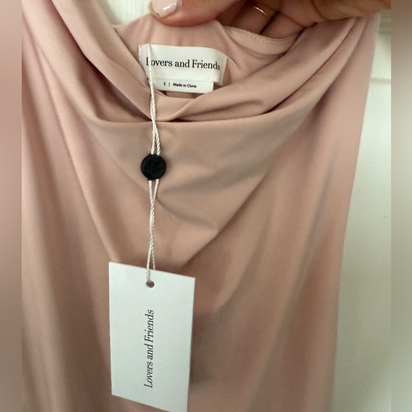Lovers and Friends Elegant Blush Pink Maxi Dress - NEW (tags in/ never worn) - Picture 3 of 5